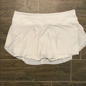 White Lululemon Skort